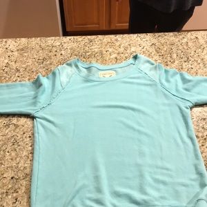 Vineyard xl ladies Aqua sweatshirt light cotton